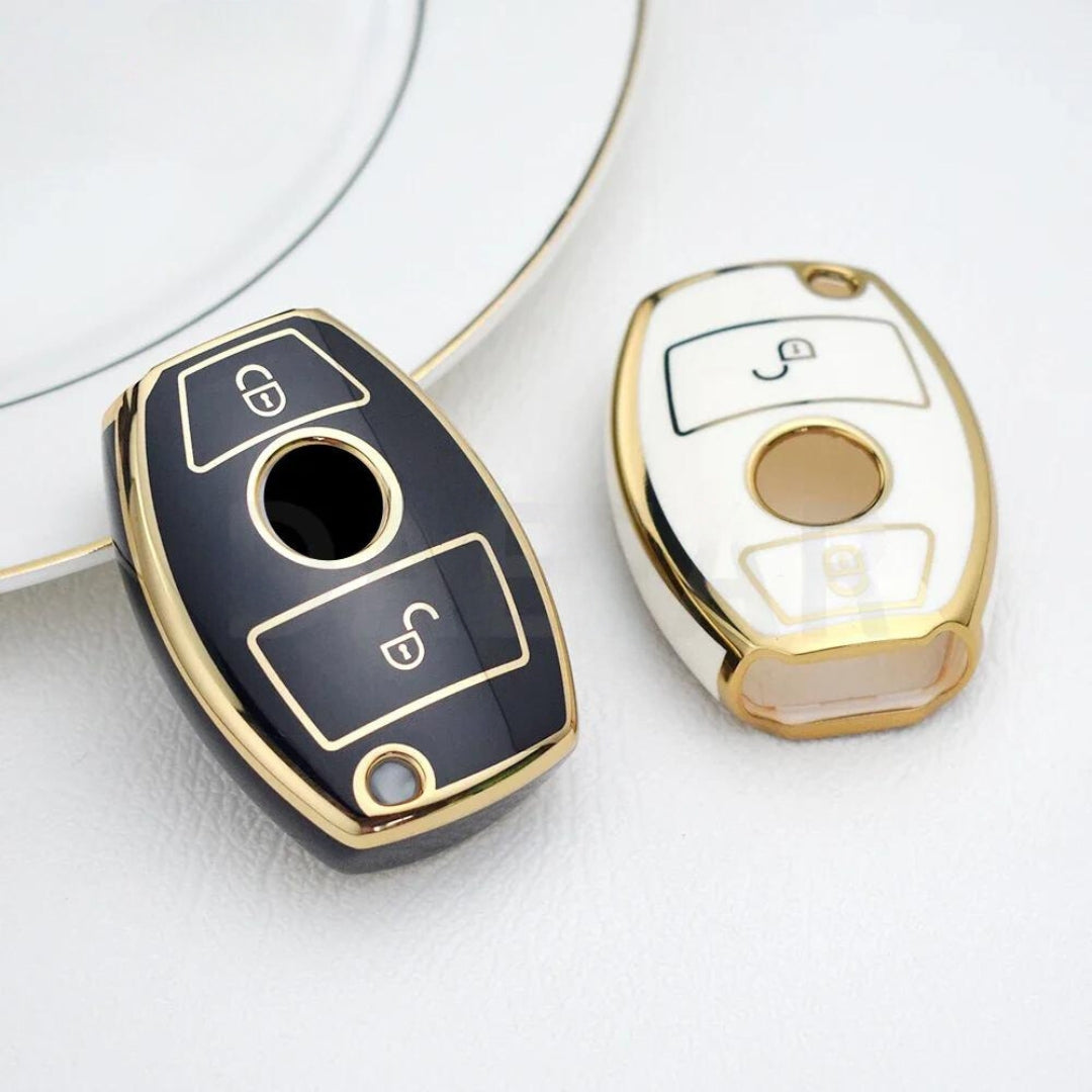 Coque pour Mercedes Benz (2 bouton)