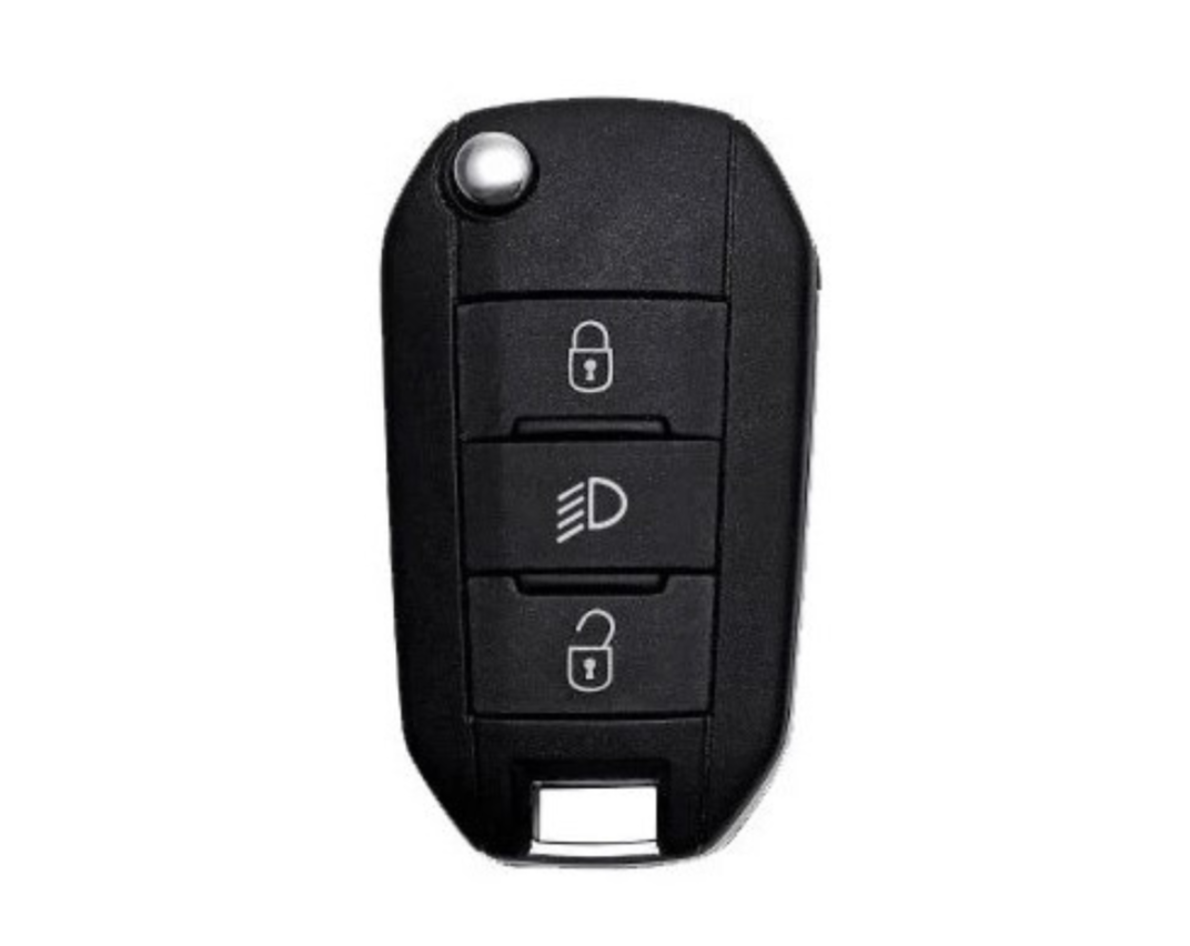 Coque pour Peugeot 208, 3008, 308, 508, 408, 2008, 307, 4008 (bouton lumières)