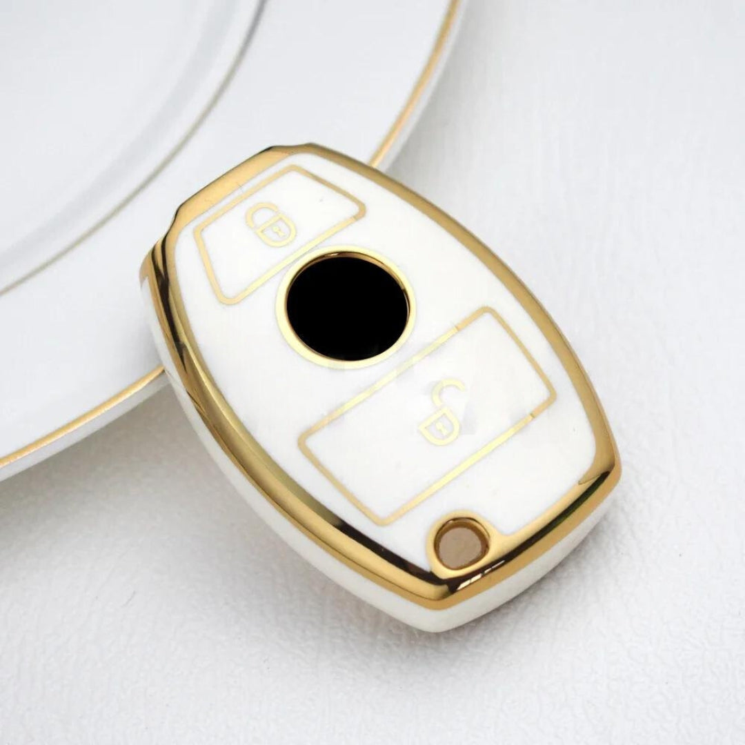 Coque pour Mercedes Benz (2 bouton)