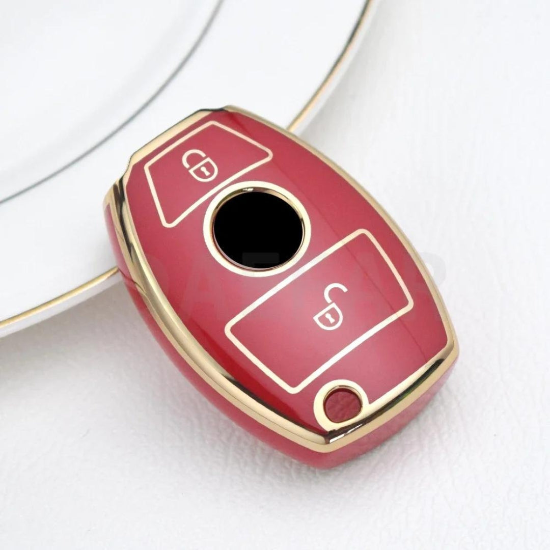 Coque pour Mercedes Benz (2 bouton)