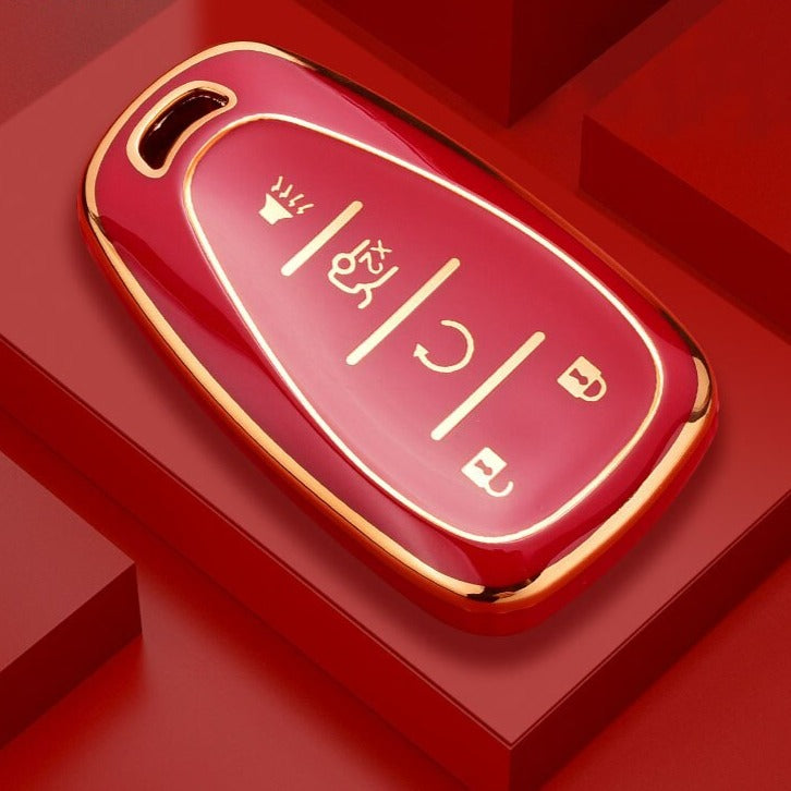 Coque pour Chevrolet Chevy, Camaro, Cruze, Malibu, Sonic, Volt, Tracker, Spark, Bolt y Trax (5 Botones)