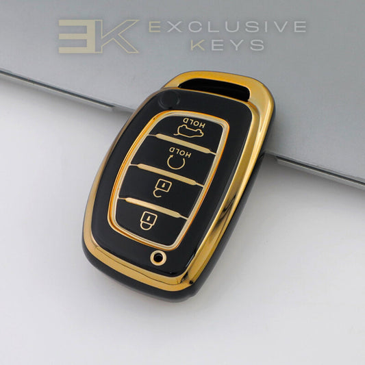 Coque de clé intelligente Hyundai – 4 boutons (démarrage à distance + coffre)