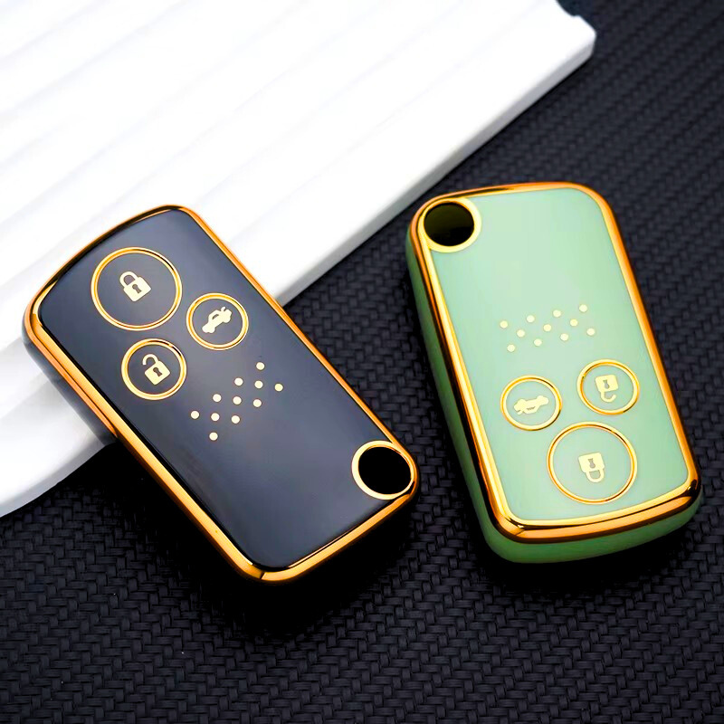 Coque pour Honda CR-V, Fit, Shuttle, Freed, Spike, StepWGN, RG1, Spada, CR-Z (3 boutons)