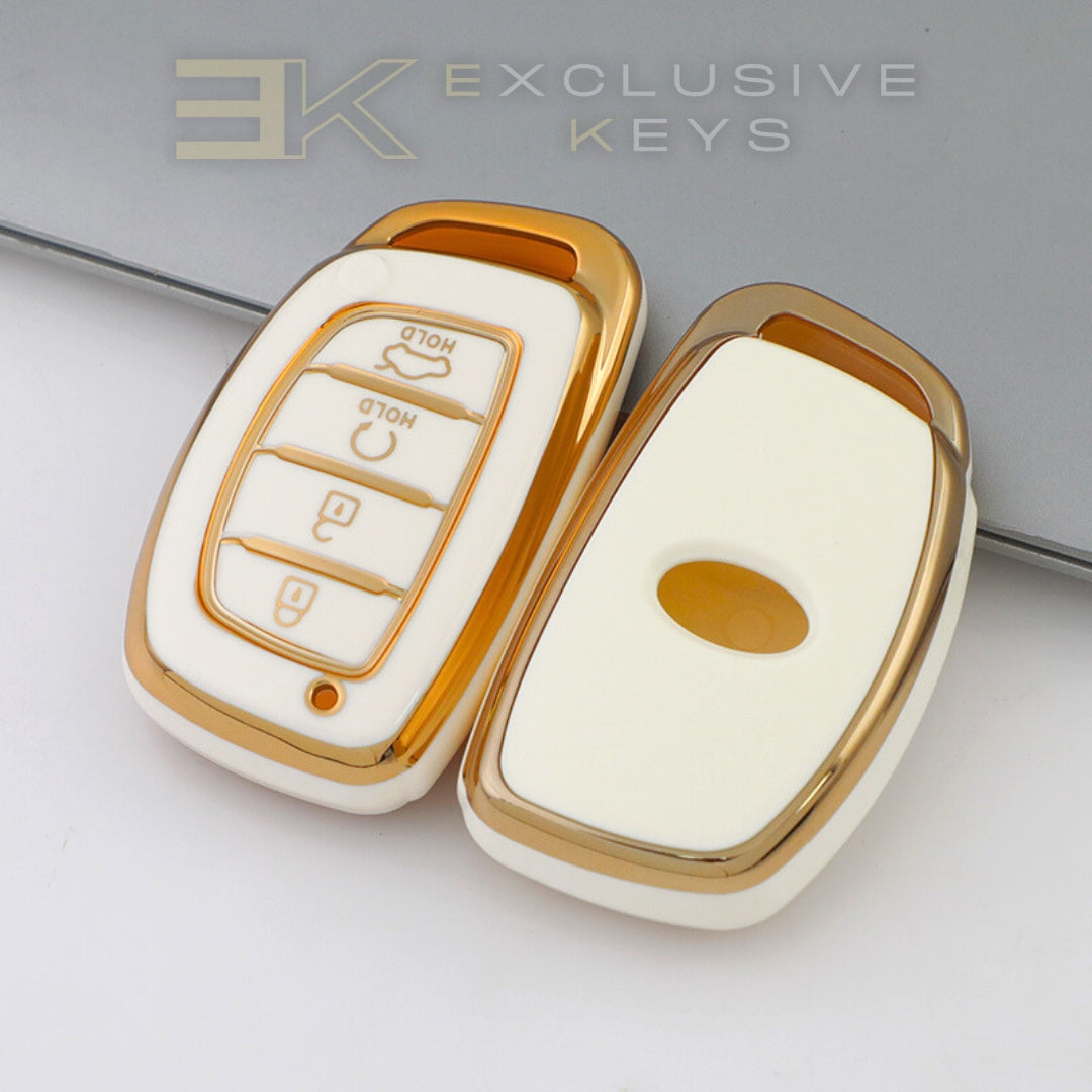 Coque de clé intelligente Hyundai – 4 boutons (démarrage à distance + coffre)
