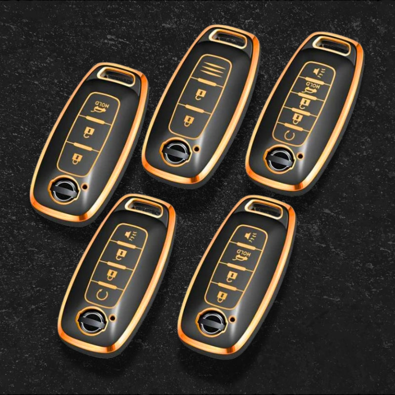 Coque pour Nissan Versa, X-Trail T33, Serena, Rogue, Kicks, Pathfinder, Ariya, Rogue – 5 boutons