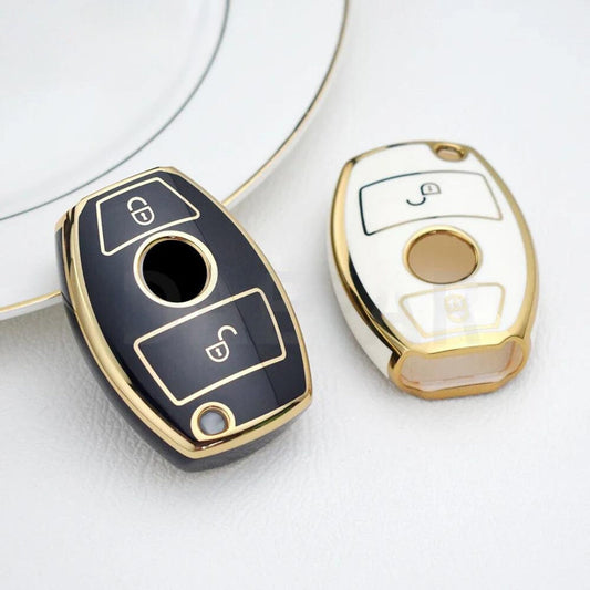 Coque pour Mercedes Benz (2 bouton)