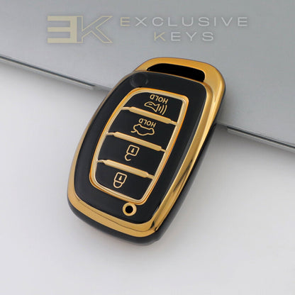 Coque de clé intelligente Hyundai – 4 boutons (coffre + alarme)