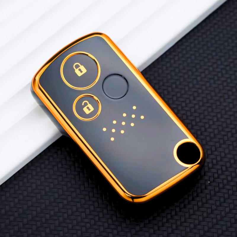 Coque pour Honda CR-V, Fit, Shuttle, Freed, Spike, StepWGN, RG1, Spada, CR-Z (2 boutons)