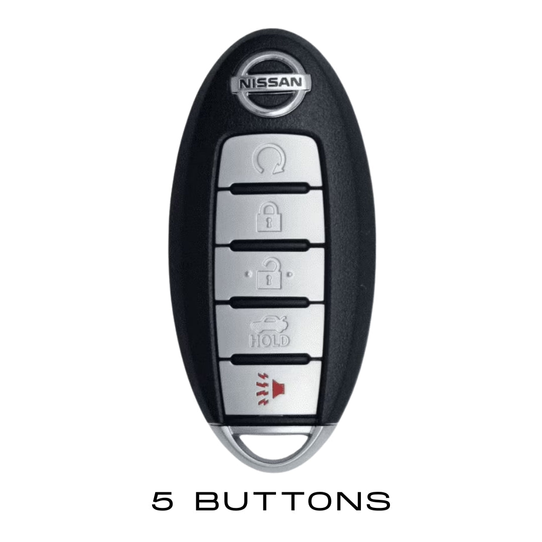 Coque de clé Nissan– 5 boutons