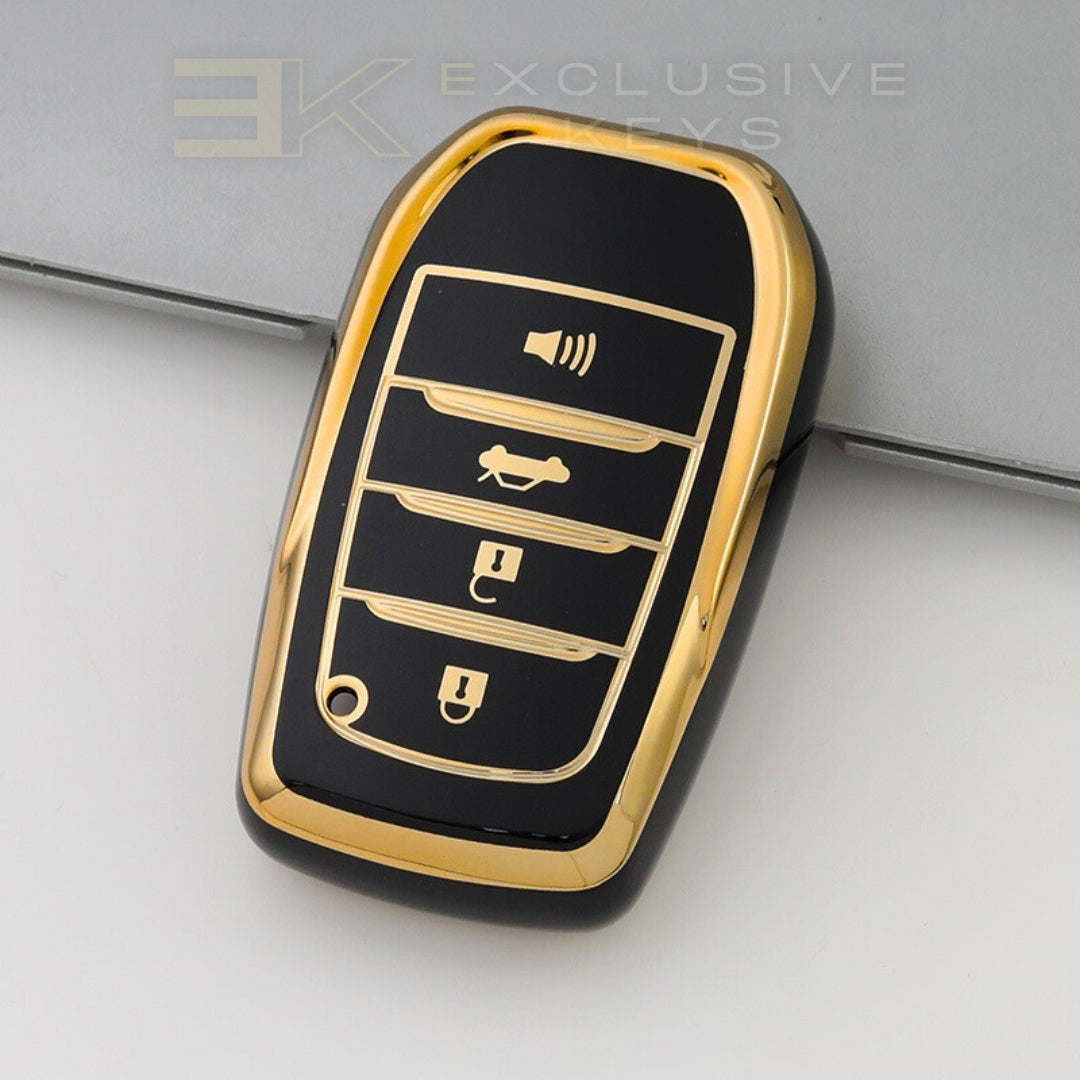 Coque de clé intelligente Toyota – 4 boutons (coffre + alarme)