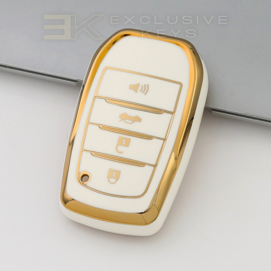 Coque de clé intelligente Toyota – 4 boutons (coffre + alarme)