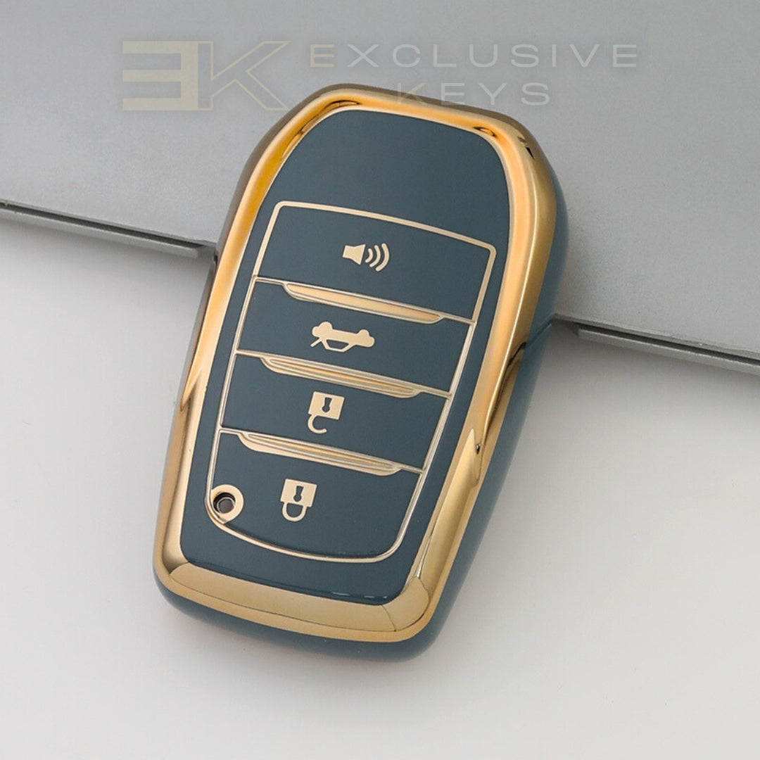 Coque de clé intelligente Toyota – 4 boutons (coffre + alarme)