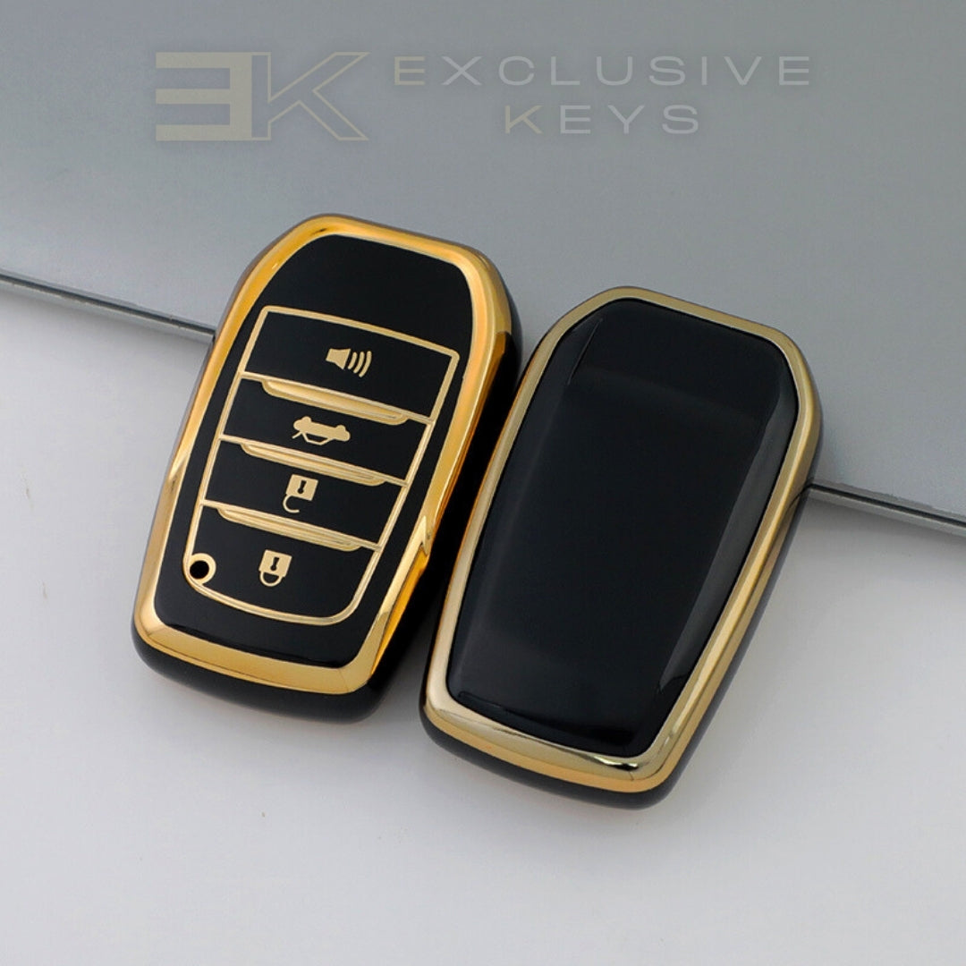 Coque de clé intelligente Toyota – 4 boutons (coffre + alarme)