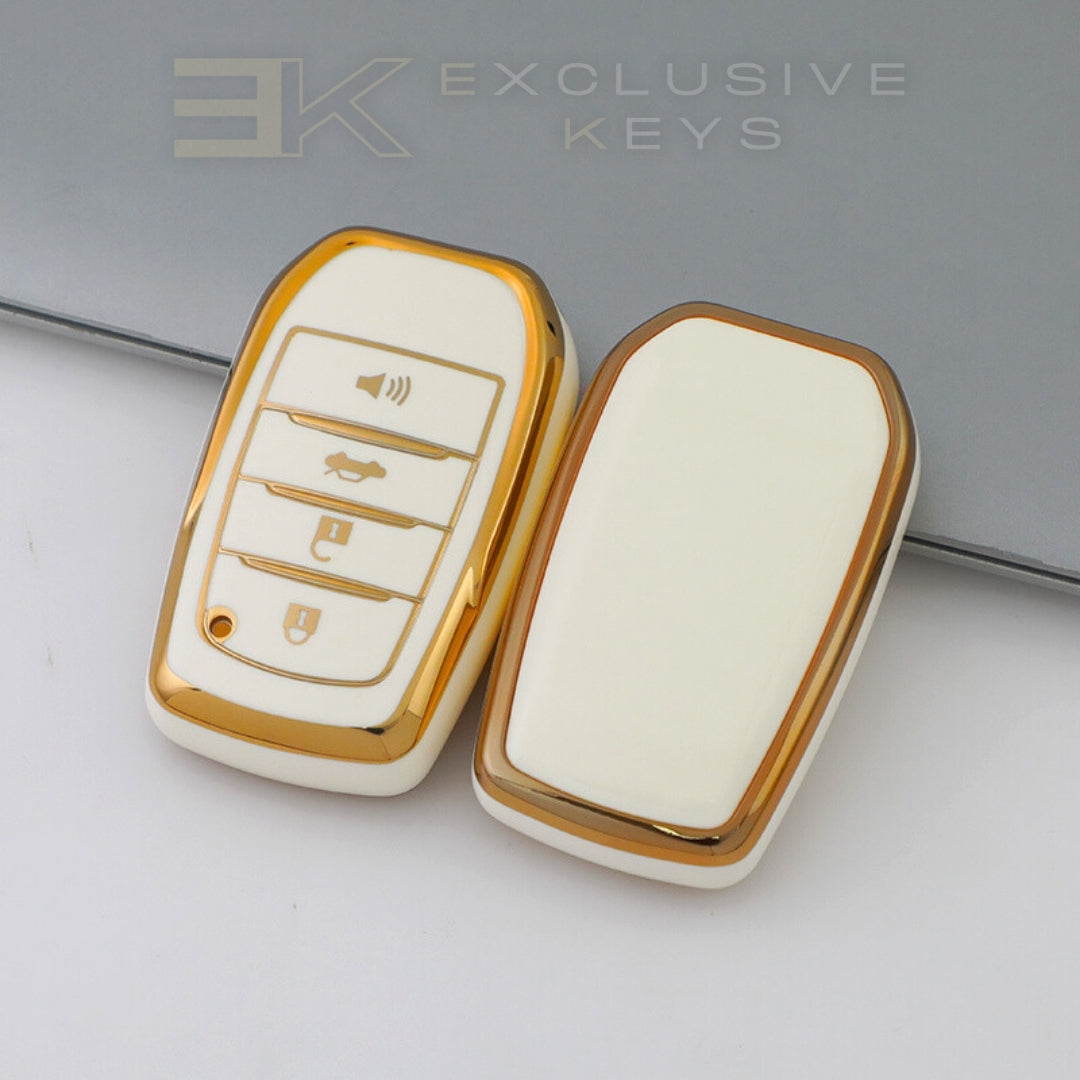 Coque de clé intelligente Toyota – 4 boutons (coffre + alarme)