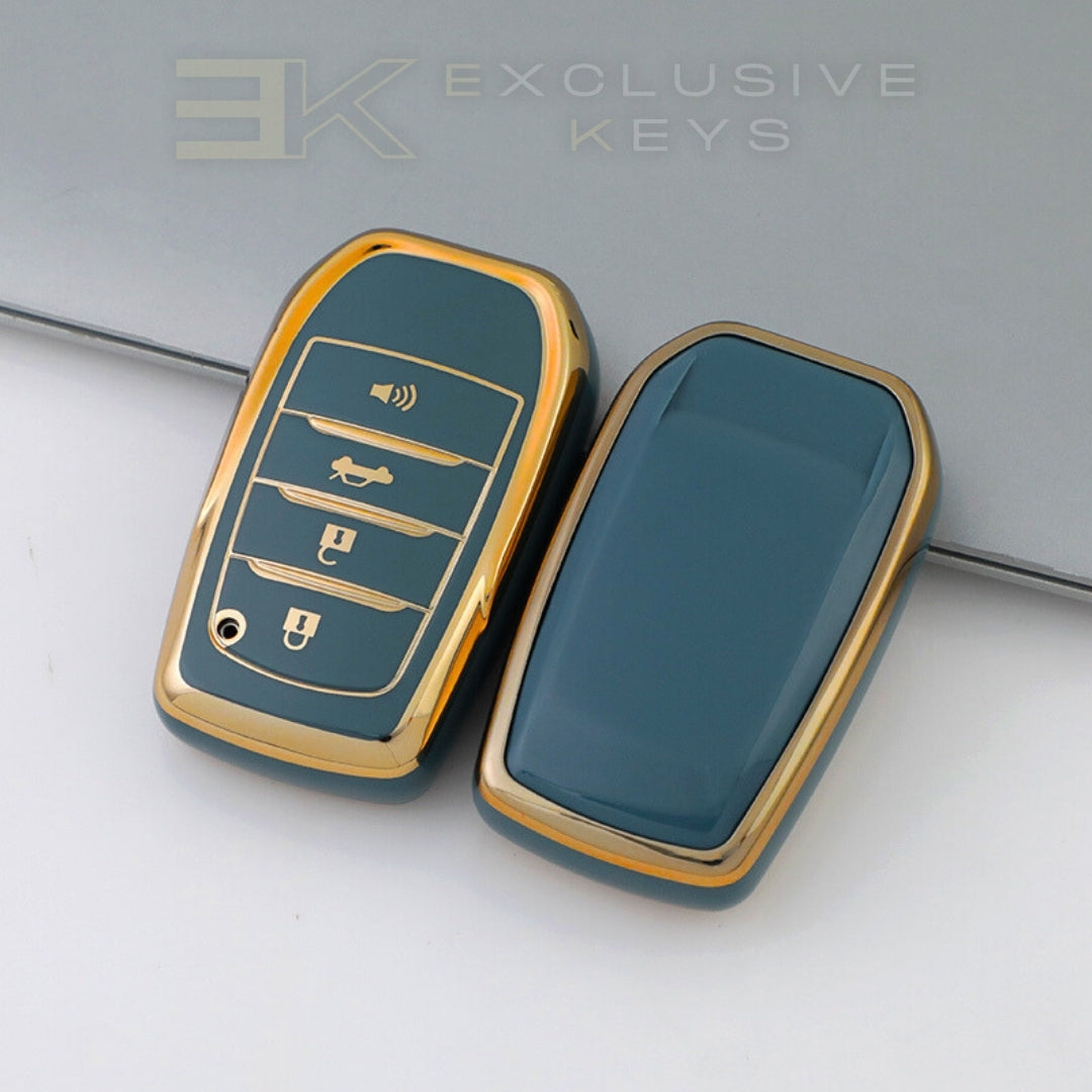 Coque de clé intelligente Toyota – 4 boutons (coffre + alarme)