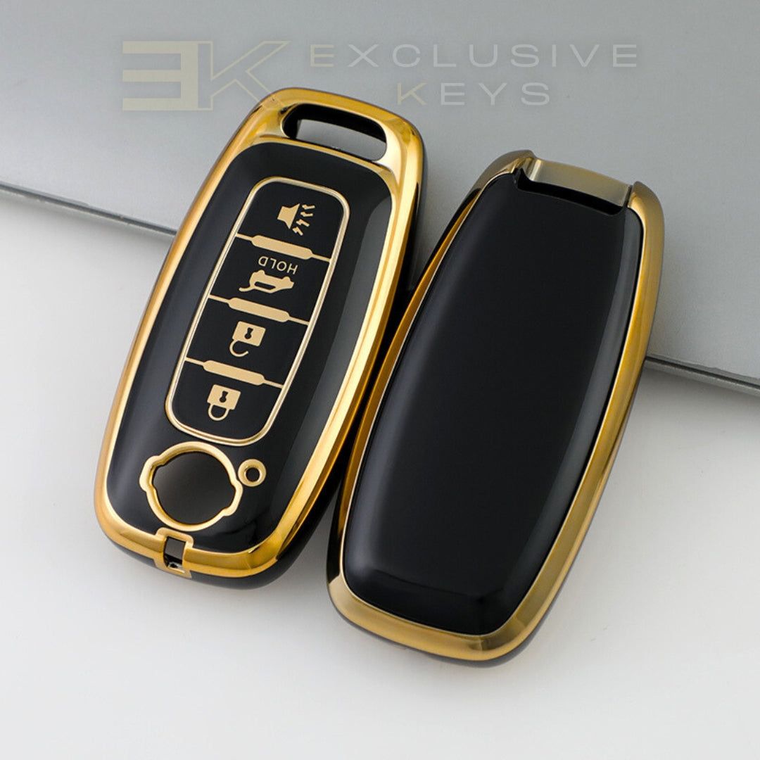 Coque de clé intelligente Nissan – 4 boutons (ouverture coffre – MAINTENIR)
