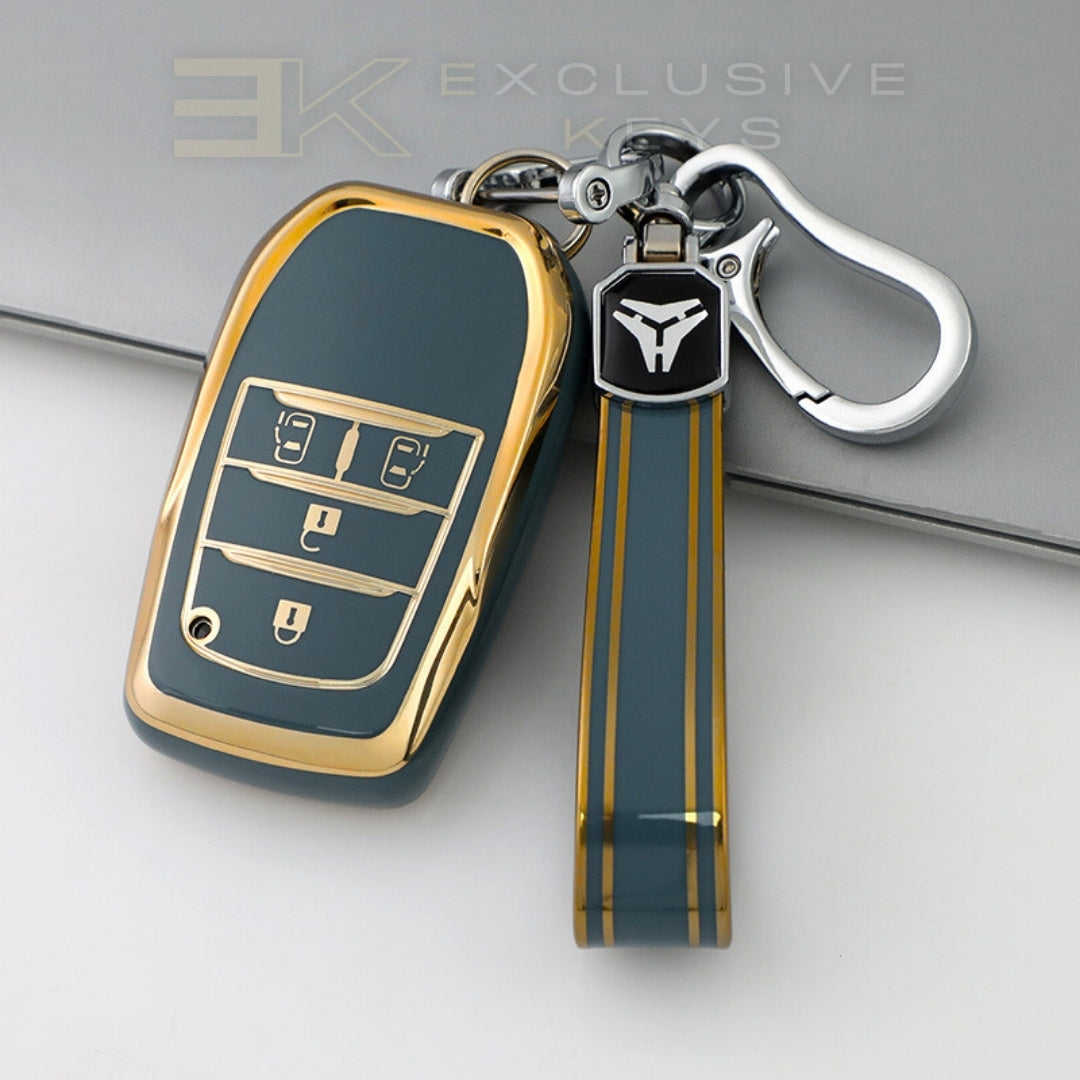 Coque de clé intelligente Toyota – 4 boutons (portes coulissantes doubles)