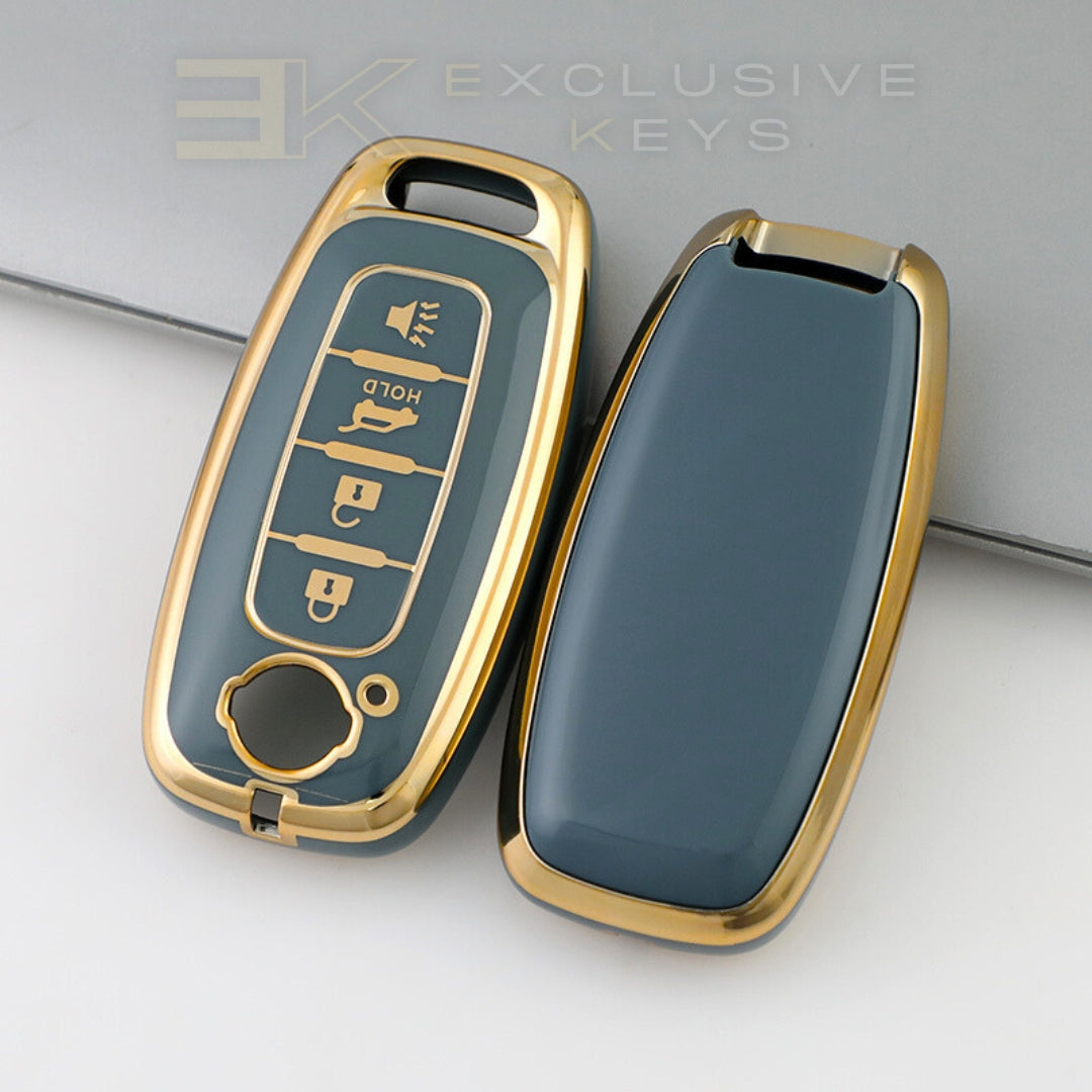 Coque de clé intelligente Nissan – 4 boutons (ouverture coffre – MAINTENIR)