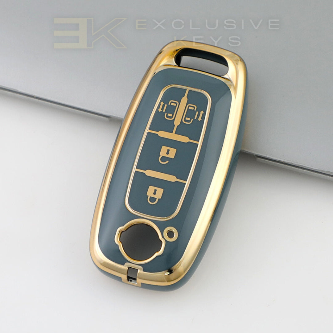 Coque de clé intelligente Nissan – 3 boutons (portes coulissantes)