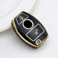 Coque pour Mercedes Benz (2 bouton)
