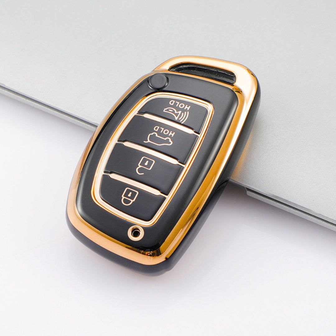 Coque de clé intelligente Hyundai – 4 boutons (coffre + alarme)