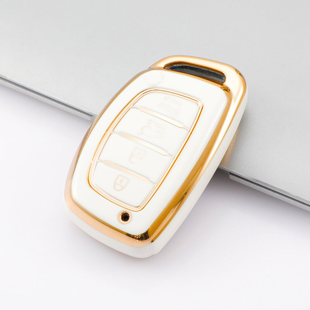 Coque de clé intelligente Hyundai – 4 boutons (coffre + alarme)