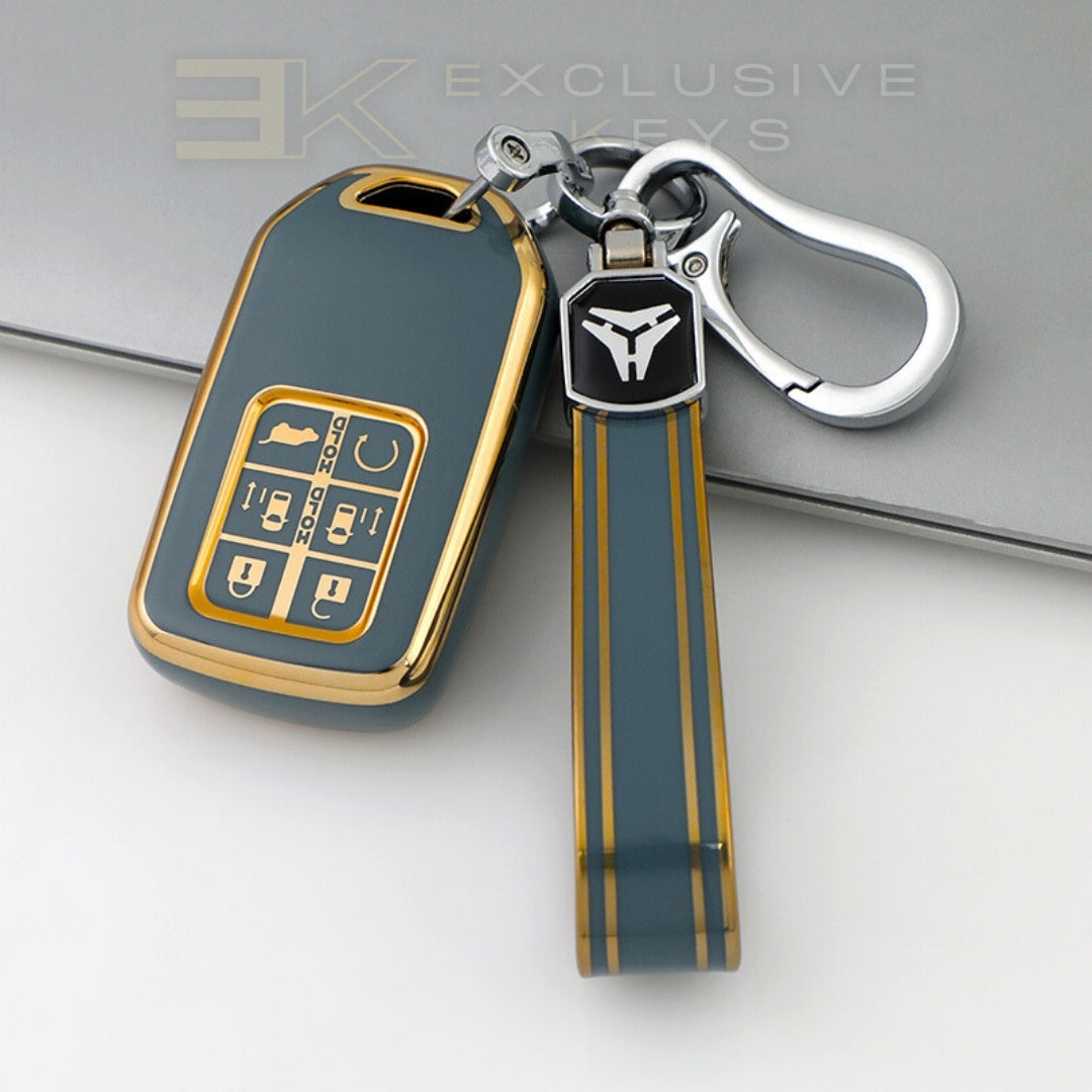 Coque pour Honda Accord, Civic, CR-V, Pilot, Ridgeline, Odyssey, Passport (6 boutons)