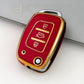 Coque de clé Hyundai – 3 boutons (coffre HOLD – bouton central)
