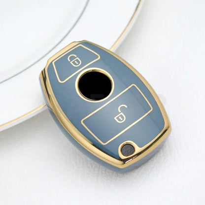 Coque pour Mercedes Benz (2 bouton)