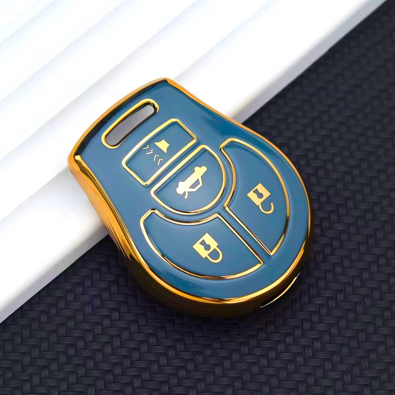 Coque pour Nissan Juke, Micra, Qashqai, March, Rogue, Maxima, Terrano, Cube, Pathfinder, Altima, Sentra, Tiida – 4 boutons