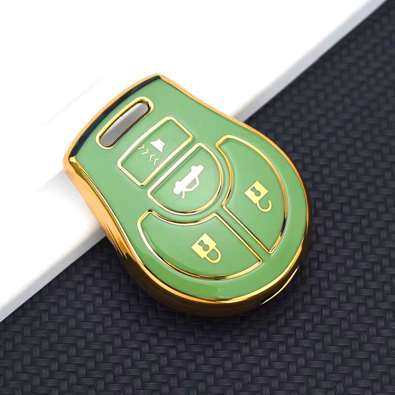 Coque pour Nissan Juke, Micra, Qashqai, March, Rogue, Maxima, Terrano, Cube, Pathfinder, Altima, Sentra, Tiida – 4 boutons