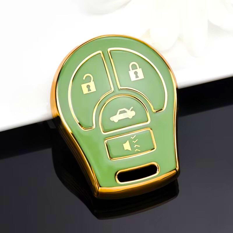 Coque pour Nissan Juke, Micra, Qashqai, March, Rogue, Maxima, Terrano, Cube, Pathfinder, Altima, Sentra, Tiida – 4 boutons